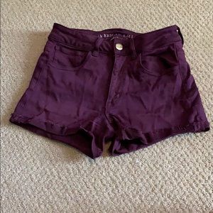 Burgundy American Eagle shorts!